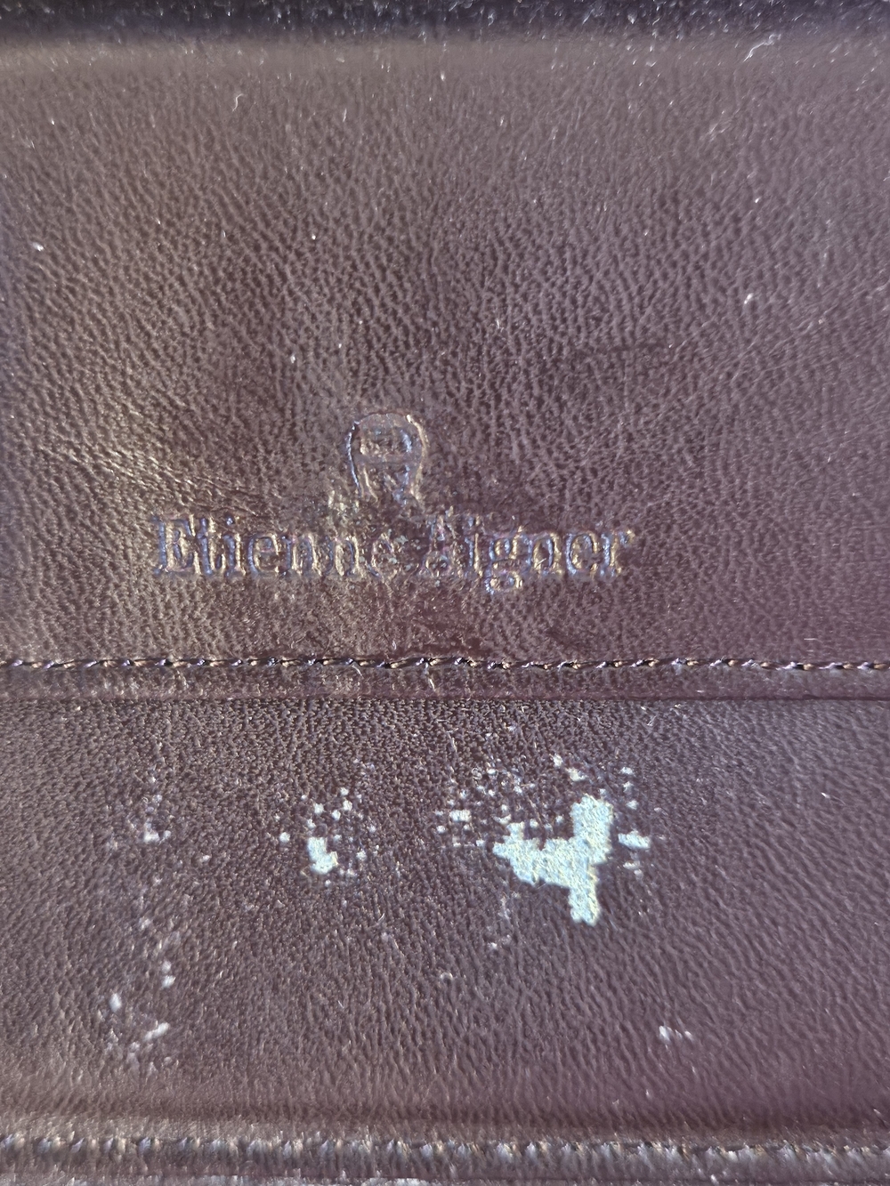 Etienne Aigner Wallet with Gold "A" Accent - Picture 5 of 12